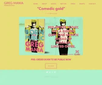 Greg-Mania.com(GREG MANIA) Screenshot