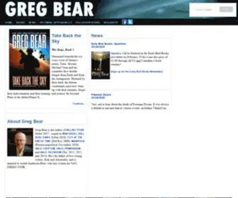 Gregbear.com(Greg Bear) Screenshot