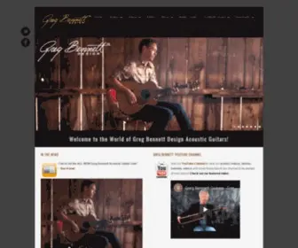 Gregbennettguitars.com Screenshot