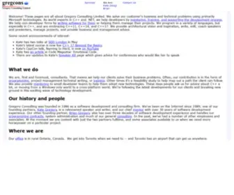 Gregcons.com(Gregory Consulting Limited) Screenshot