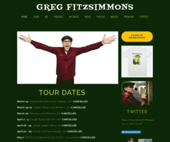 Gregfitzsimmons.com(Greg Fitzsimmons) Screenshot