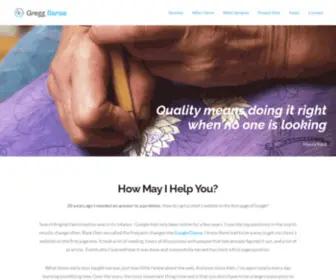 Greggbanse.com(WordPress Website Designer Gregg Banse) Screenshot