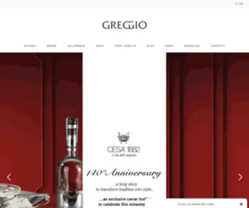 Greggio.it(L'argento della tradizione italiana) Screenshot