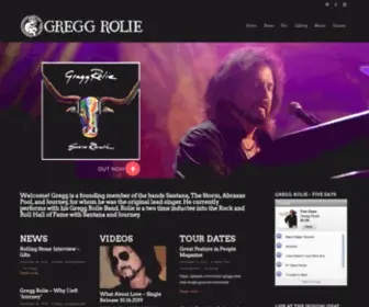 Greggrolie.com(Gregg Rolie Band) Screenshot