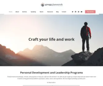 GreggVanourek.com(Transformational workshops and programs to help you craft your life and work. Gregg Vanourek) Screenshot