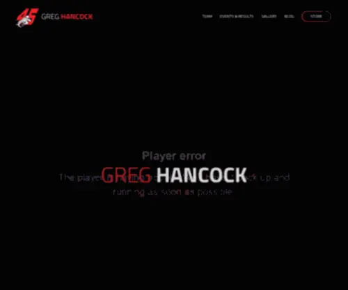 Greghancock.com(Speedway) Screenshot