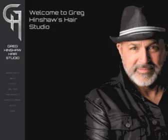 Greghinshaw.com(Greg Hinshaw's Hair Studio in Sun Valley) Screenshot