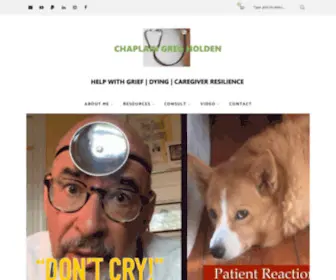 Gregholden.com(Help with death) Screenshot