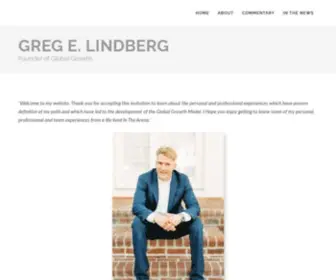 Greglindberg.com(Founder of Global Growth) Screenshot
