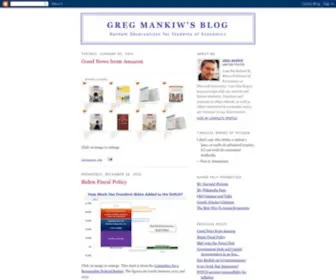 Gregmankiw.blogspot.com(Greg Mankiw's Blog) Screenshot
