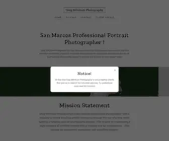 Gregmitchumphotography.com(San Marcos Professional Photographer) Screenshot