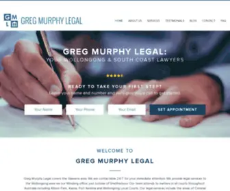 Gregmurphylegal.com.au(Greg Murphy Legal) Screenshot