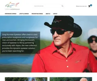 Gregnormaneyewear.com(Greg Norman Eyewear) Screenshot