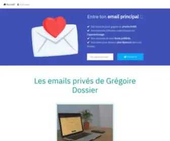 Gregoiredossier.com(Accueil) Screenshot