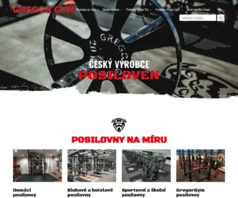 Gregorgym.com(Gregor Gym posilovny) Screenshot