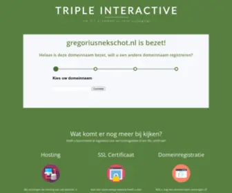Gregoriusnekschot.nl(Triple) Screenshot