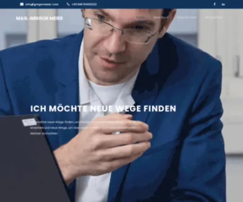 Gregormeier.com(Gregor meier) Screenshot