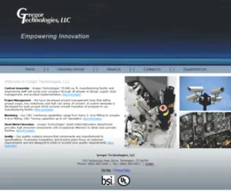 Gregortech.com(Gregor Technologies) Screenshot