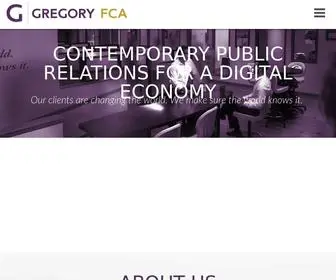 Gregoryfca.com(Gregory FCA) Screenshot