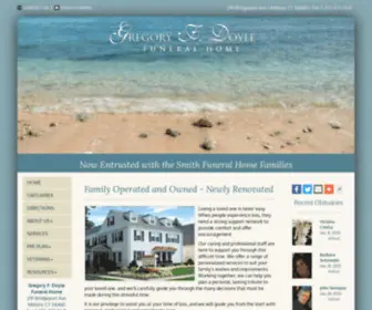 Gregoryfdoylefuneralhome.com(Gregoryfdoylefuneralhome) Screenshot