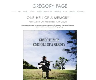 Gregorypage.com(Gregory Page) Screenshot