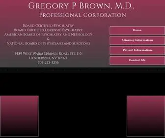 Gregorypbrownmd.com(Gregorypbrownmd) Screenshot