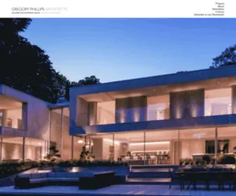 Gregoryphillips.com(Residential Architects) Screenshot