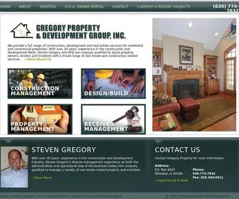 Gregoryproperty.com(Gregory Property & Development Group) Screenshot