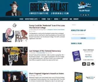 Gregpalast.com(Greg Palast) Screenshot