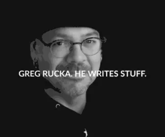 Gregrucka.com(Greg Rucka.com) Screenshot