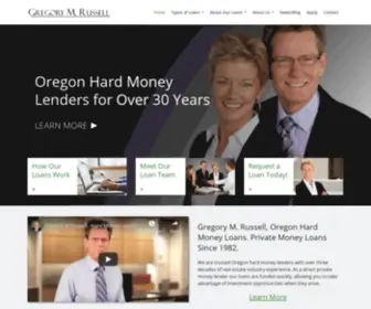 Gregrusselloregon.com(Oregon Hard Money Lenders) Screenshot