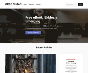 Gregsimas.org(Greg Simas) Screenshot