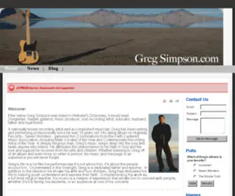 Gregsimpson.com(Gregsimpson) Screenshot