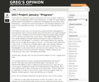 Gregsopinion.com(Gregsopinion) Screenshot