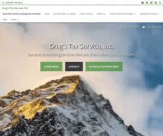 Gregstaxservice.com(Greg's Tax Service) Screenshot