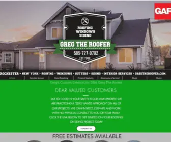 Gregtheroofer.com(Greg the Roofer) Screenshot