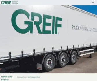 Greif.hu(A Manufacturer of Industrial Packaging) Screenshot