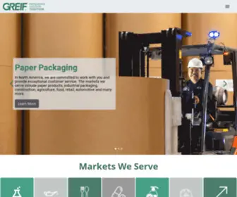 Greif.nl(A Manufacturer of Industrial Packaging) Screenshot