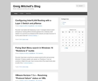 Greigmitchell.co.uk(Where I talk about everything and anything) Screenshot