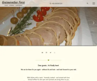 Greimeratherforst.de(Greimerather Forst) Screenshot