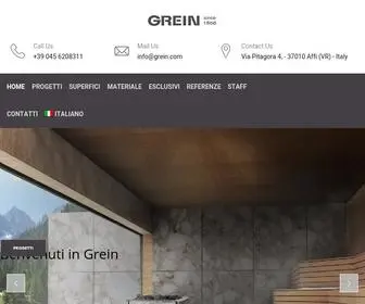 Grein.com(MARMI E PIETRE DA RIVESTIMENTO) Screenshot