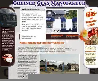 Greiner-Glas-Manufaktur.de(Greiner Glas Manufaktur) Screenshot