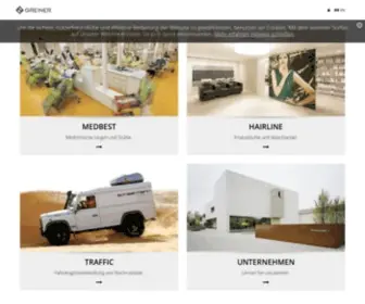 Greiner-GMBH.de(WE DESIGN QUALITY) Screenshot