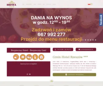 Greinhotel.pl(Grein Hotel Rzeszów) Screenshot