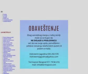Grejanjesrbija.com(Grejanje Srbija Prodaja) Screenshot