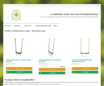 Grelinette.fr(Acheter sa grelinette en ligne) Screenshot