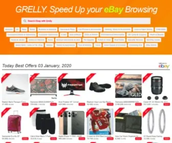 Grelly.com(SPEED UP your eBay Browsing) Screenshot