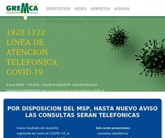 Gremca.com.uy(Salud a tu alcance) Screenshot