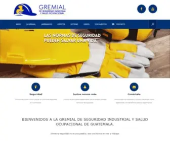 Gremialsiyso.com.gt(Gremial de Seguridad y Salud Ocupacional) Screenshot