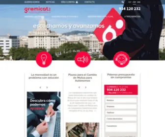 Gremicat.es(Gestoría y Asesoría en Barcelona) Screenshot